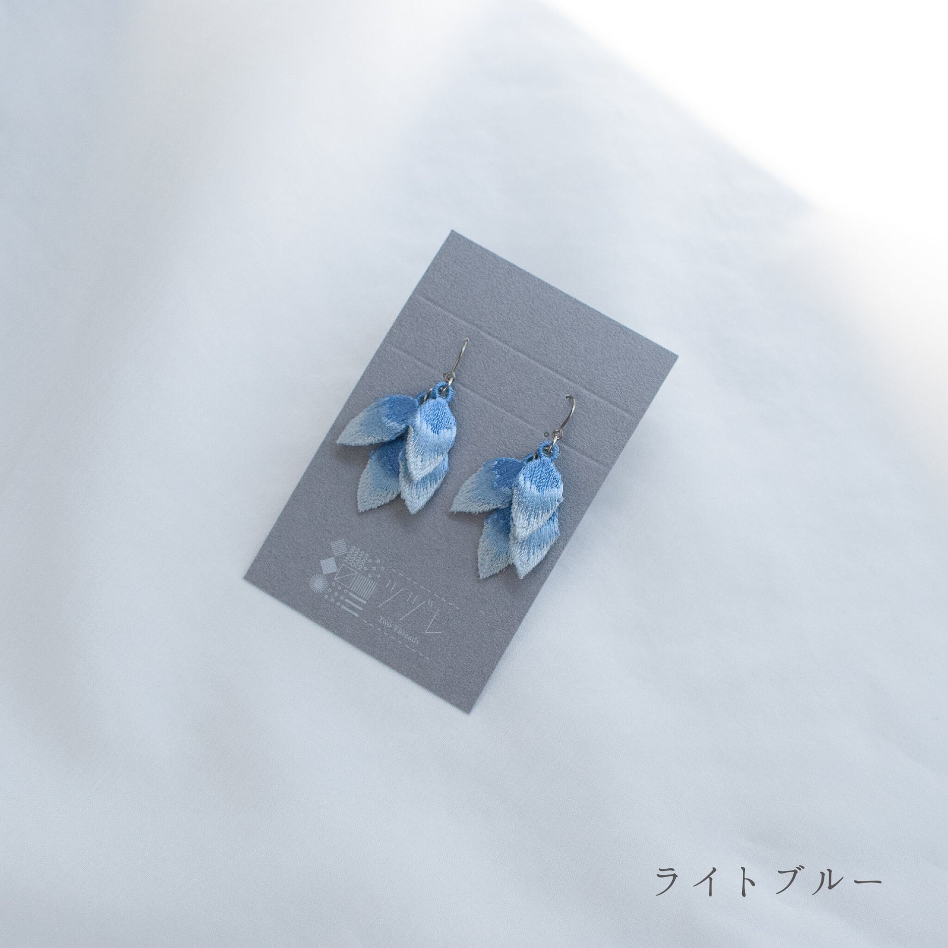 유레하네 자수 귀걸이 이미지 4
